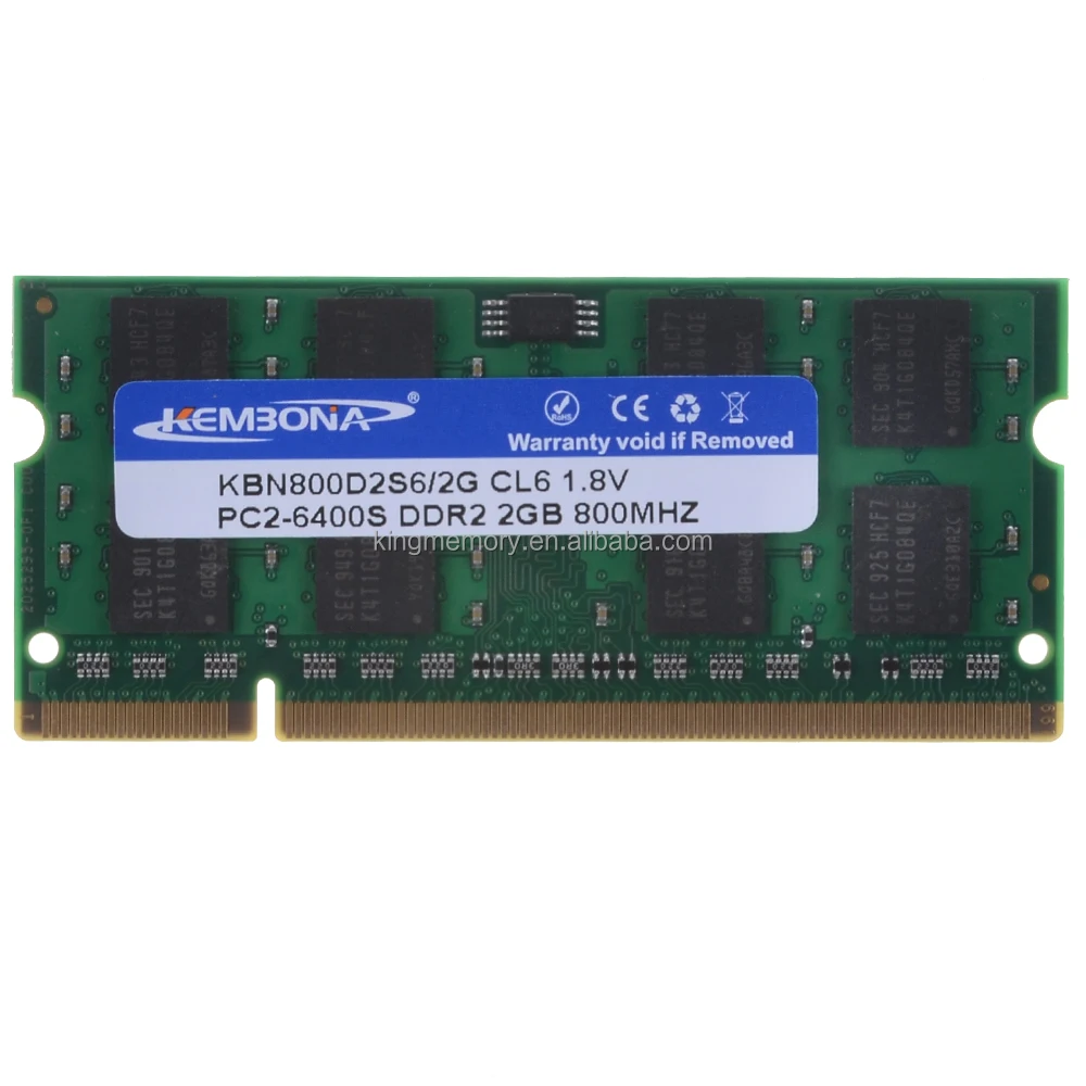 

hottest sell model laptop ddr2 2gb 800mhz ram memory so-dimm 200pin