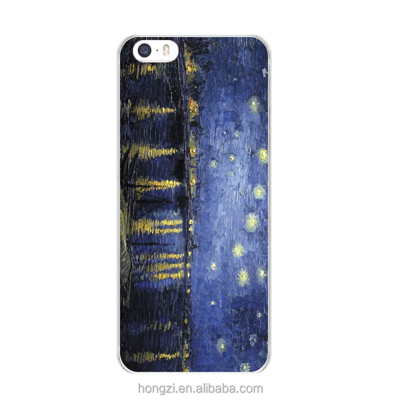 

Starry Night Sunflower Oil Painting Cat Flower Soft TPU Phone Case For iPhone 6 Plus 6 6S 5 7Plus 7 8 8Plus X