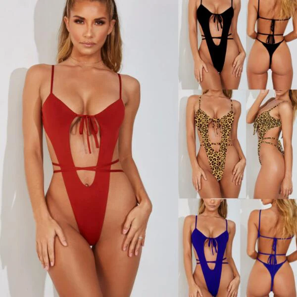 

YY3070 Sexy Beach women Swimwear Swimsuit Bathing Suit one Piece Bikini, Black;white;pink;orange;roseo;blue;yellow;green;purple