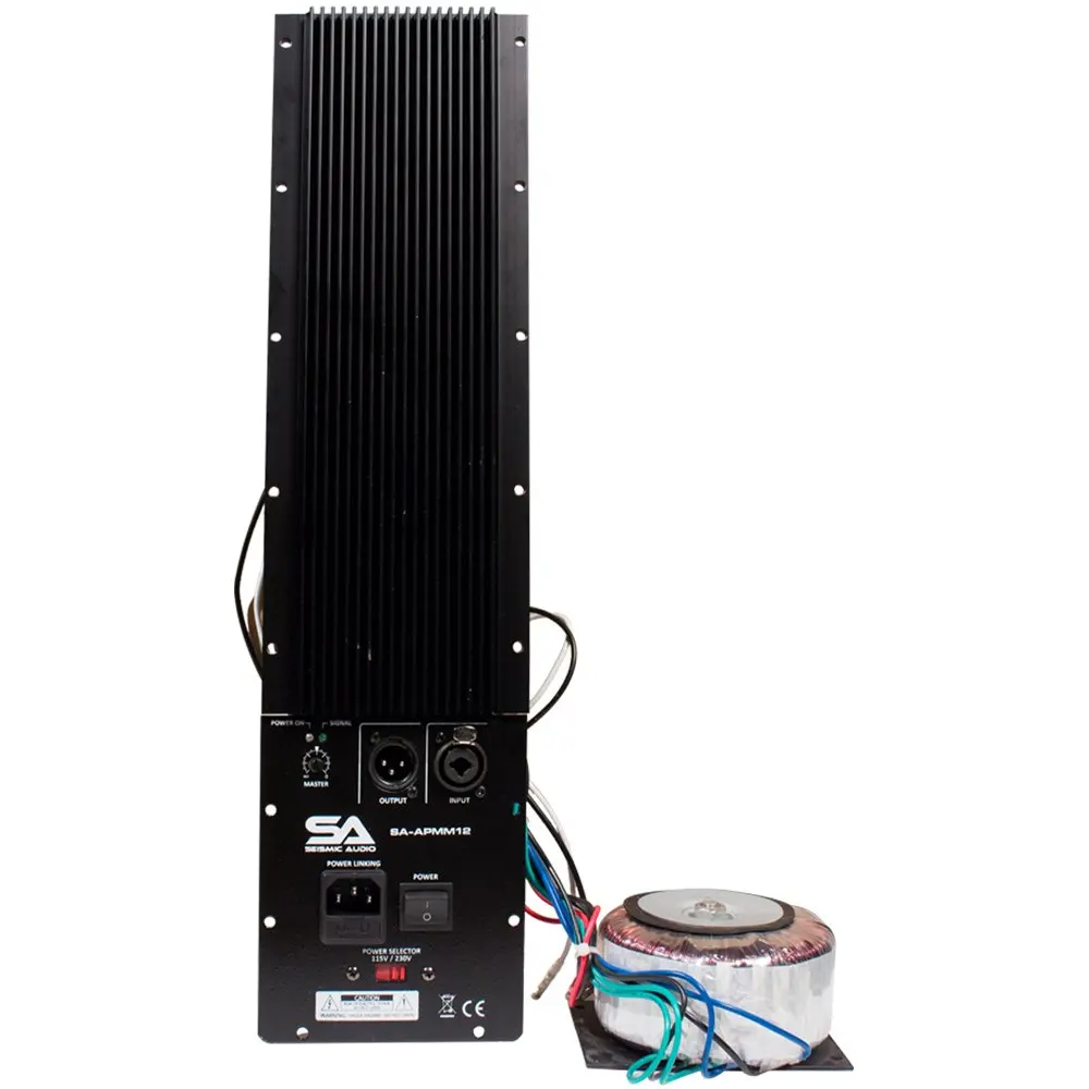 Seismic Audio - SA-APMM12-440 Watt Plate Amplifier for PA/DJ Speaker