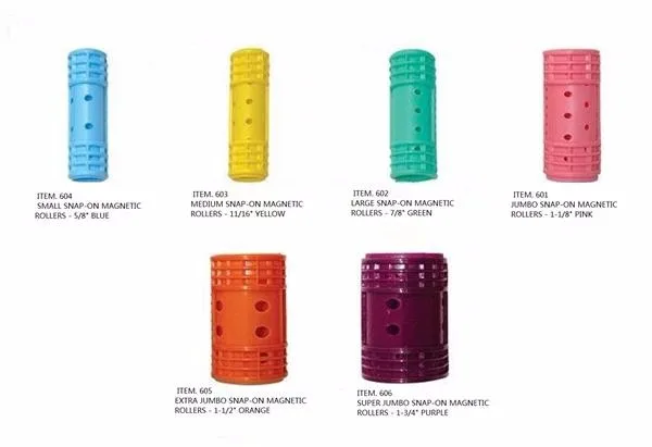 snap clip on hair curlers rollers