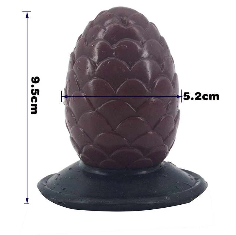 Unique Pine Cone Women Sex Toys Anal 95cm With Strong Suction 0850