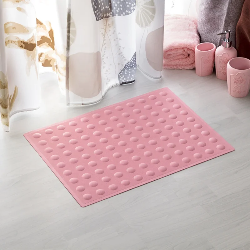 Fast Dry Waterproof Eco Friendly Safe Bathroom Floor Mat Carpet Rubber