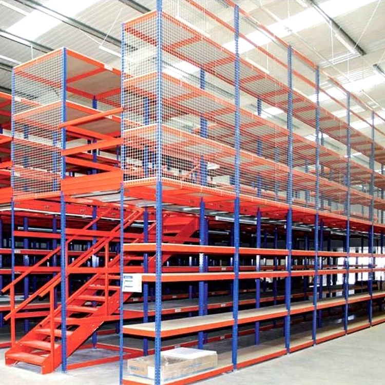 
GTY custom supported industrial grating cold storage steel mezzanine shelving floor racking 
