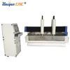 dual head two spindles indoor decoration stone ceramic letter statue cnc router carving engraving machine