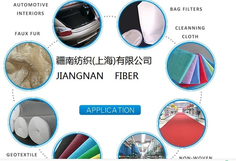 Pes Polyester Fiber Fill D Mm Recycled Polyester Staple Fiber