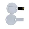 Round custom credit card bulk 1gb USB memory disk flash drive