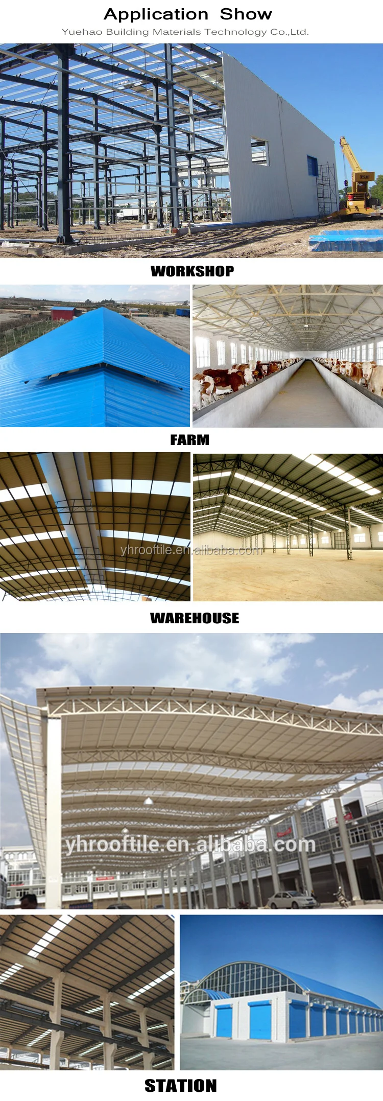 Construction & Real Estate Pvc Plastic Roof Panel Discount Corrugated
