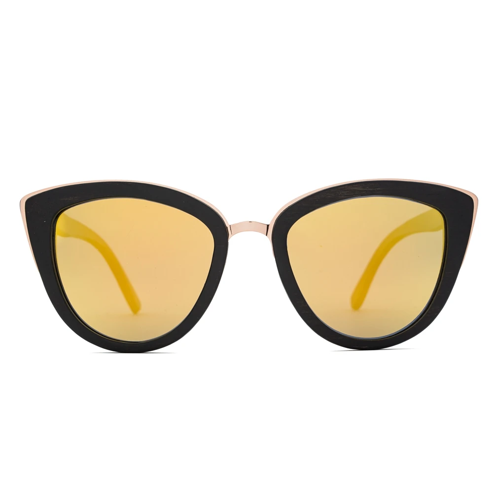 

Bulk buy stock cat eye wooden sunglasses custom logo made in china wood sunglasses