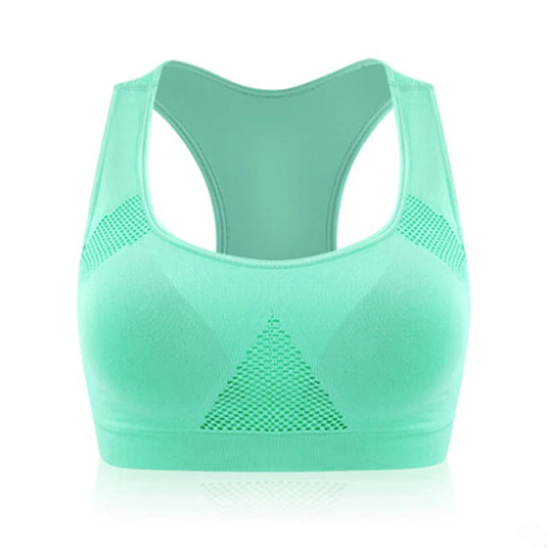 

Women's Sports Bra Absorb Sweat Top Athletic Running Gym Fitness Women Seamless Padded Vest Tanks