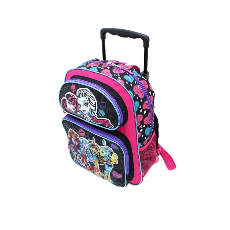 bolshoj shkolnyj ryukzak monster high na kolesikah detskaya shkolnaya sumka s milym risunkom iz multfilma buy detskaya shkolnaya sumka s
