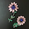 3D Handmade Rhinestone Small Flower Beaded Patch For Clothes