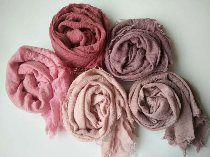 crinkle cotton scarves