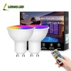 PIR Remote Control LED Light Bulb GU10 5W LED Spot Light with Remote Controller