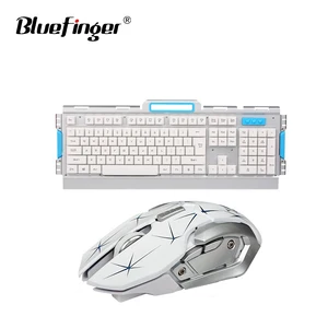 Metal Wireless Mouse Keyboard Set