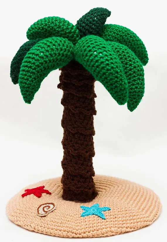 Decoração do Quarto do Bebê Palmeira Crochet Chocalho. Brinquedo 4 Brinquedos e hobbies