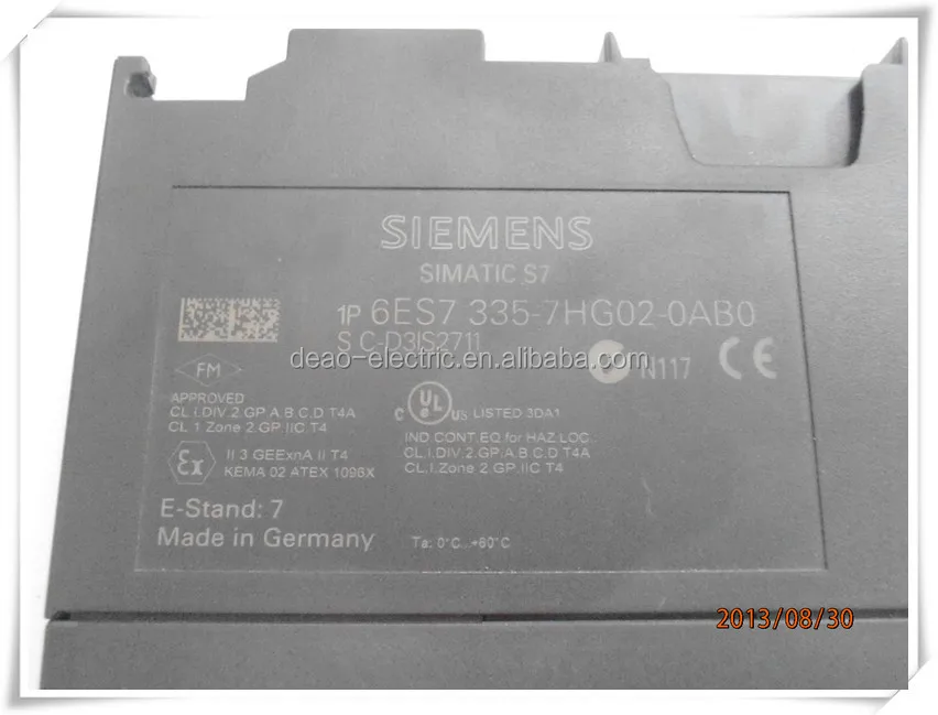 Siemens Analog Module 6ES7 335-7HG02-0AB0 SM335 Simatic S7 Optically Isolated UI 