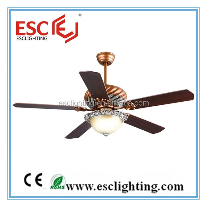 110V/220V A/DC Motor 3/4/5 Blade Ceiling Fan light/Antique ceiling fan with light and remote CE Rohs paesed