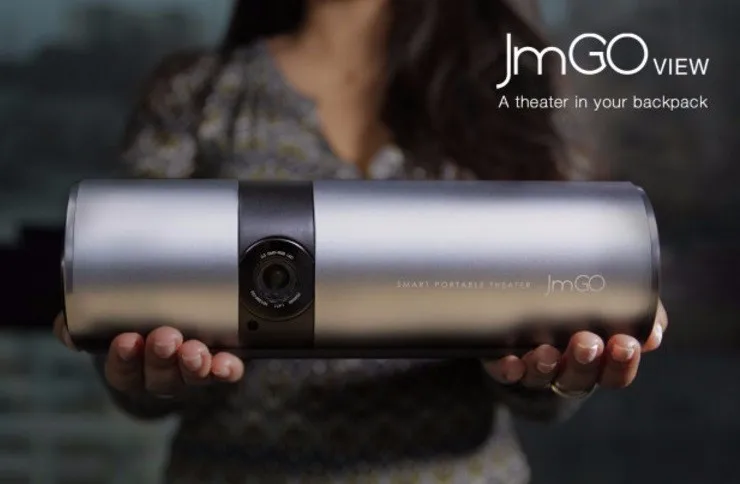 Original JmGO View P2 DLP Mini Projector 3D Full HD 1080P Smart Theater 180 inch Hi-Fi Bluetooth Portable Proyector Beamer