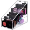 Transparent Cosmetic Makeup Organizer for Lipstick, Brushes, Bottles, and more. Clear Case Display Rack Holder