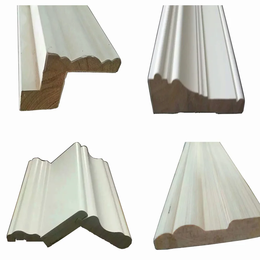 interior primed flat wood door jambs, View exterior door jamb, RUIBO