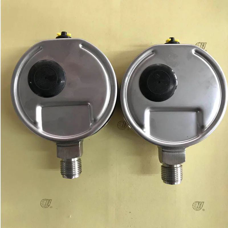 100mm Stainless Steel Ring Bezel Pressure Gauge With Explosion