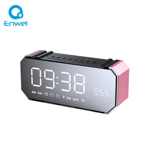 DG100 Bluetooth 4.1 Mirror Clock Speaker LED Alarm