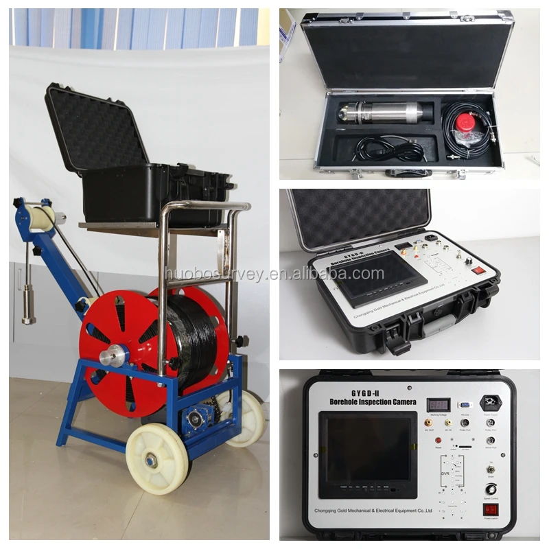 Water Well Rotary Borehole Inspection Camera with High Resolution Sale