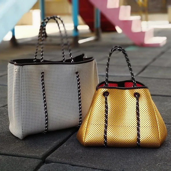 

2021 High level hot sale neoprene beach bag tote bag for ladies