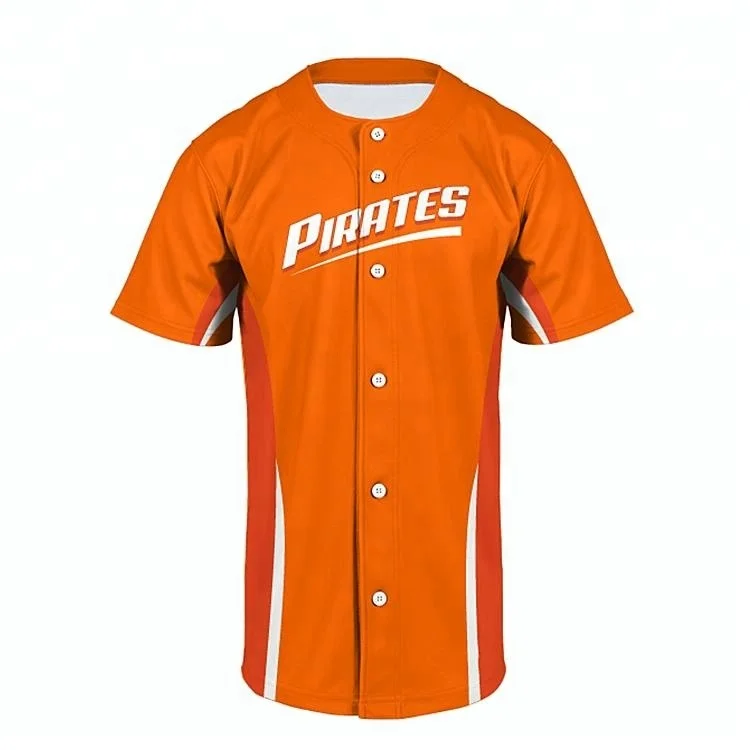 

Wholesale quick dry printing baseball jersey team design sublimation unisex button up baseball shirt, Customized color
