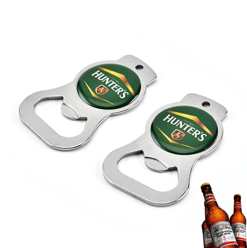 

Promotion Gift Stainless Steel Beer Opener Flat Plate Soft Plastic Bottle Opener