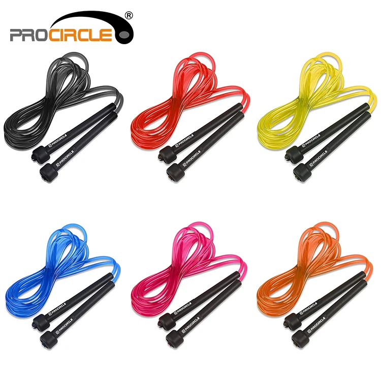 

Custom Adjustable Skipping PVC Jump Rope for Fitness Training, Black