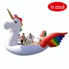 18' Large 6 person Unicorn Party Bird Island Inflatable pool float