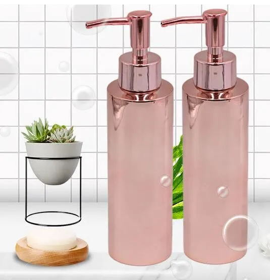 Bathroom Kitchen Stainless Steel Wall Mounted Rose Gold Soap Dispenser Buy Soap Dispenser,Rose