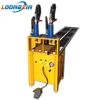 Pneumatic semi-auto metal square pipe punching machine