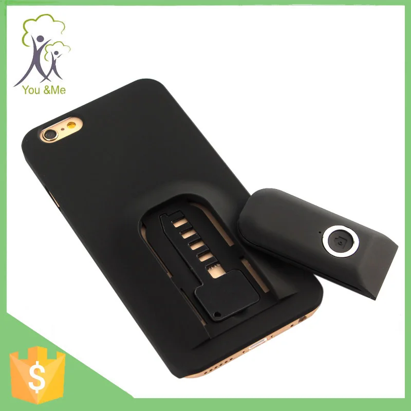 

2015 Bluetooth remote New product wireless shutter case phone cover wholesale for iphone 6, White;black;blue;pink;green