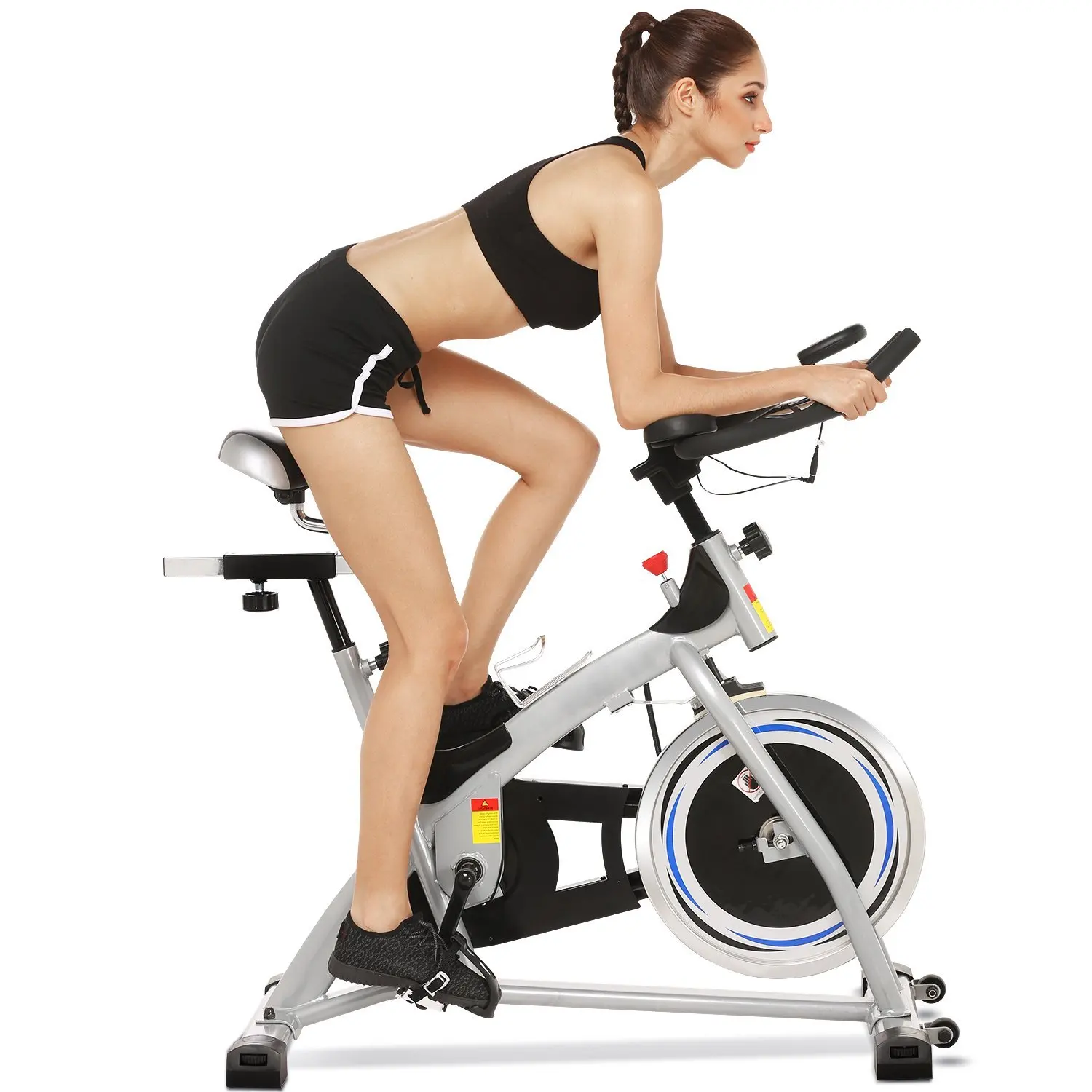 folding exercise bike in stock