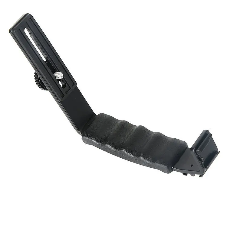 L-Shape Flash Bracket Holder for Flash Light Camera Mini DV Camcorder with Hot Shoe ...