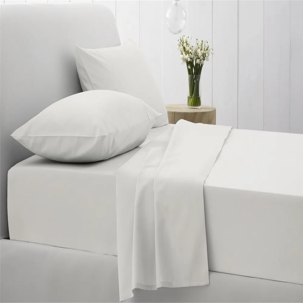 White Cotton Bed Flat Sheet Sets Full Size For Hotel Hospital Use Buy Flat Bed Sheet,Cheap