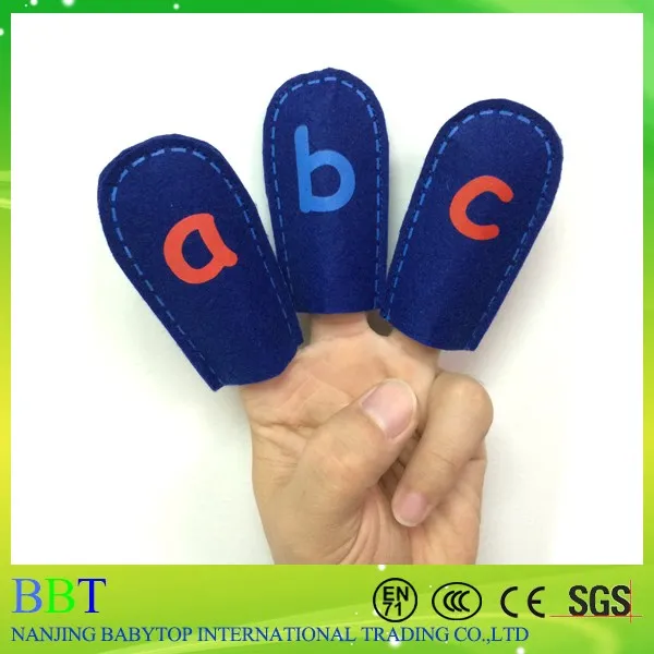 Felt Baby Preschool Toy Finger Puppet With Letters Numbers Buy Finger