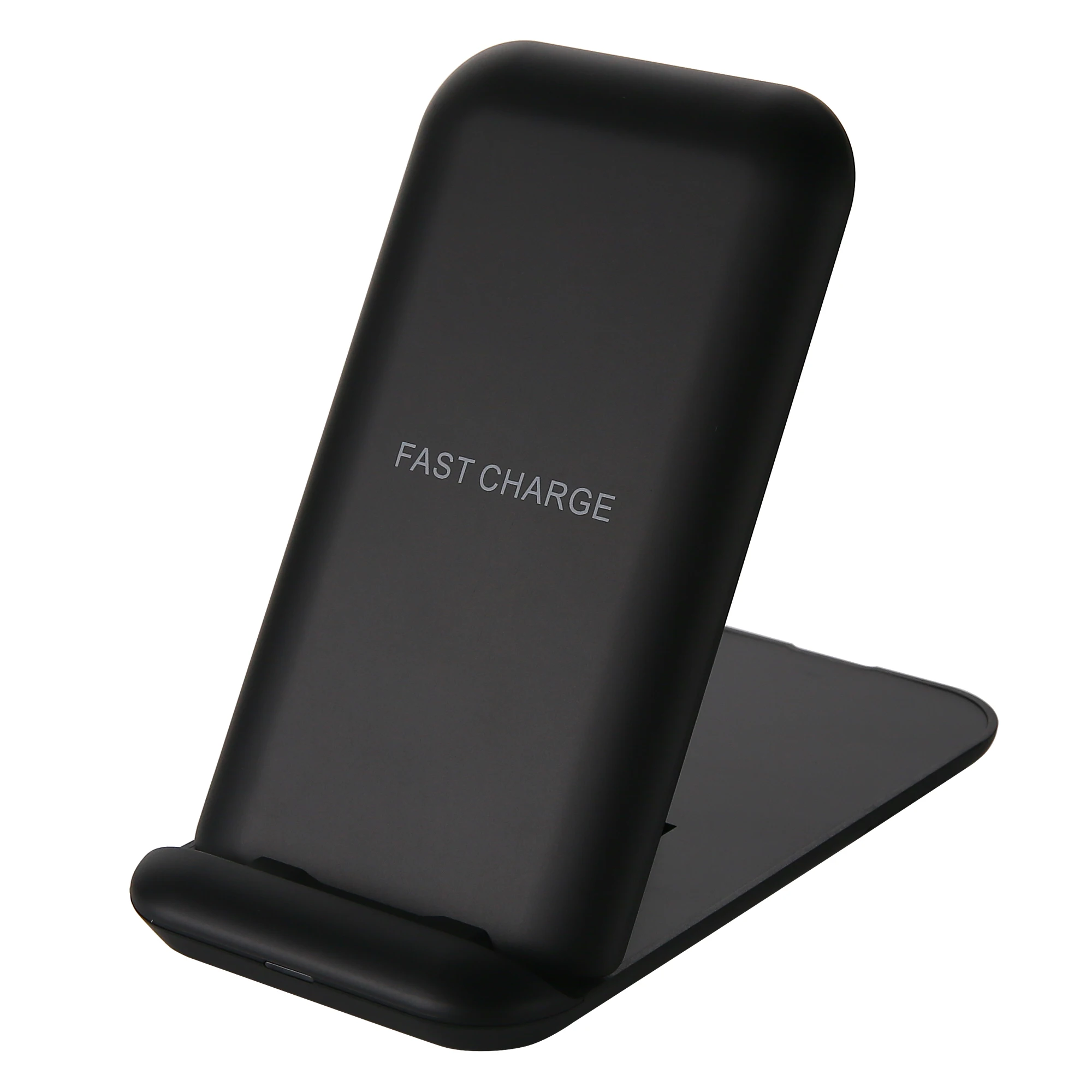

10W 3 Coils Foldable fast Qi Wireless Charger Pad Charging Stand for cellphone, Black/white/ oem