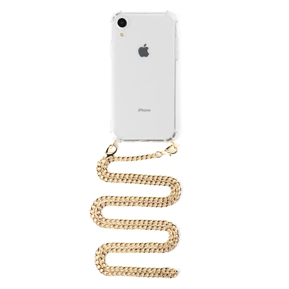Crossbody Necklace Phone Case Shockproof Back Cover Protective Mobile Phone Accessories for iPhone 6/7/8 plus X/XR/XS MAX