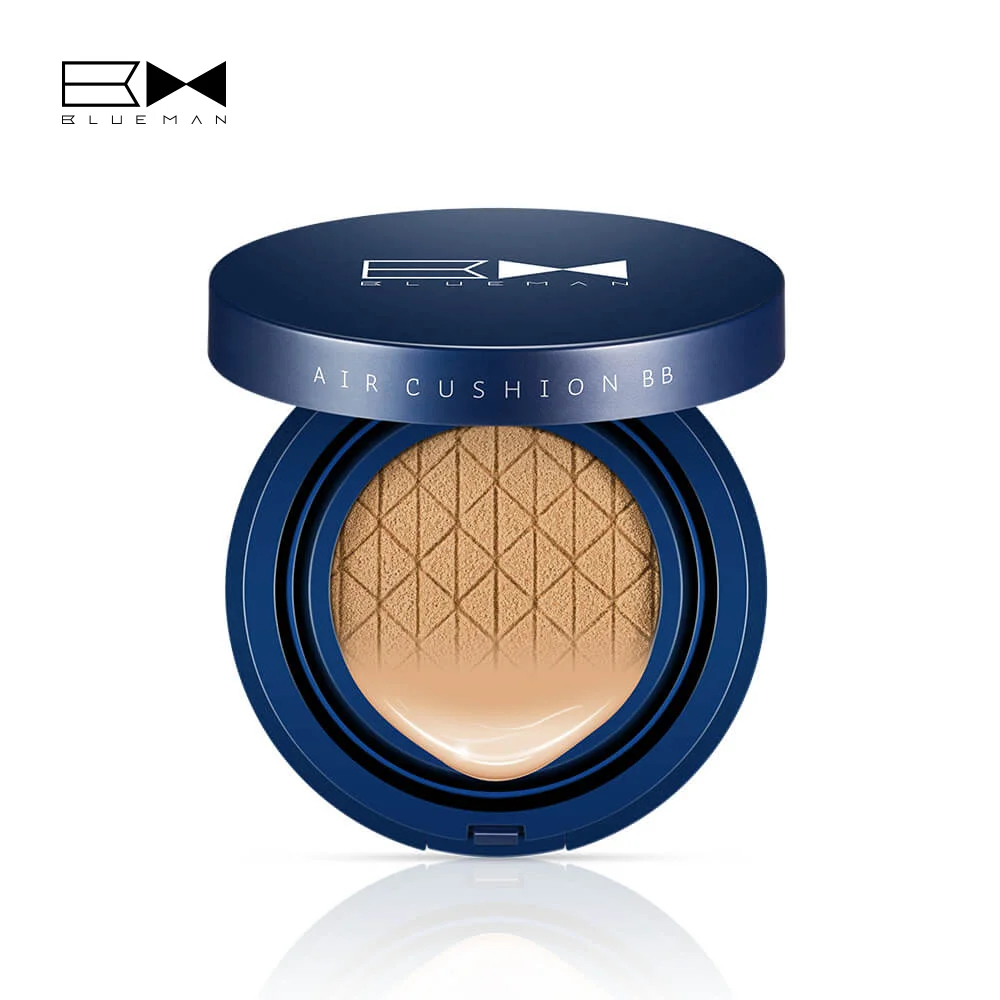 

BLUEMAN Waterproof Sweatproof Concealer Foundation Air Cushion BB Cream For Men Skin
