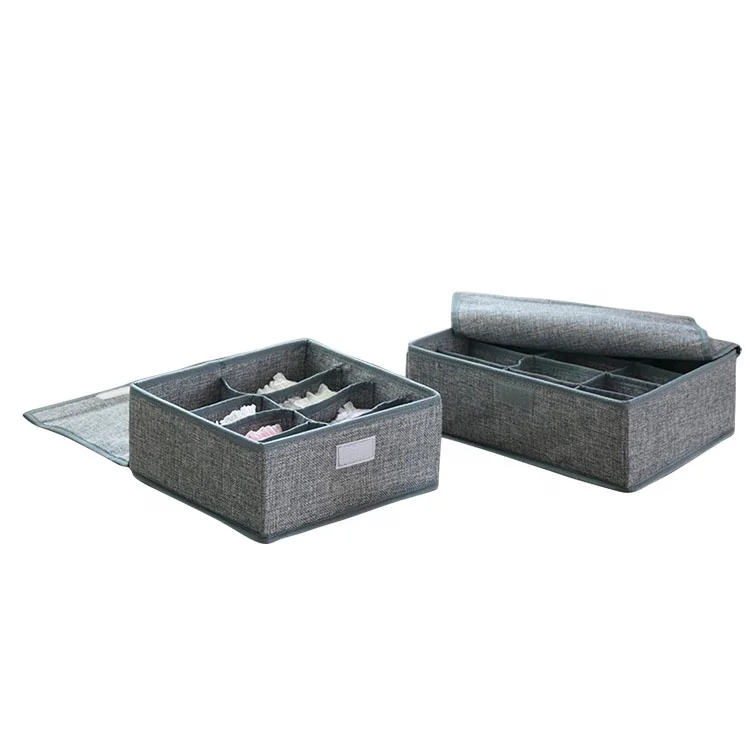 

Dustproof Clear Foldable Bra Storage Box Container Drawers, Customized