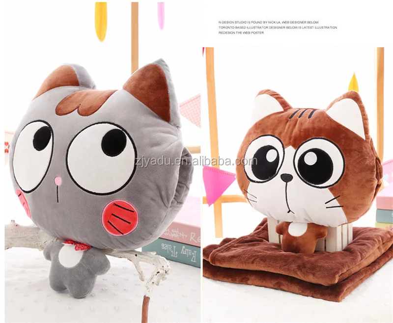 Car Travel Animal Pillow Blanket Set / 2 In 1 Pillow Blanket Buy Car