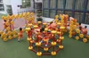 Thinkertoy Educational Octagonal Climb Frame Exercising Children Kindergarten Playground Outdoor Building Blocks
