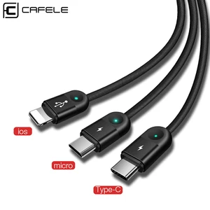 3 1 LED Light USB Charging Cable Mobile Phones