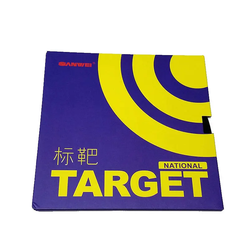 

ITTF Approved High quality sanwei target national table tennis rubber, Black + red