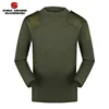 Military custom knitted wool sweater men Army pullovers