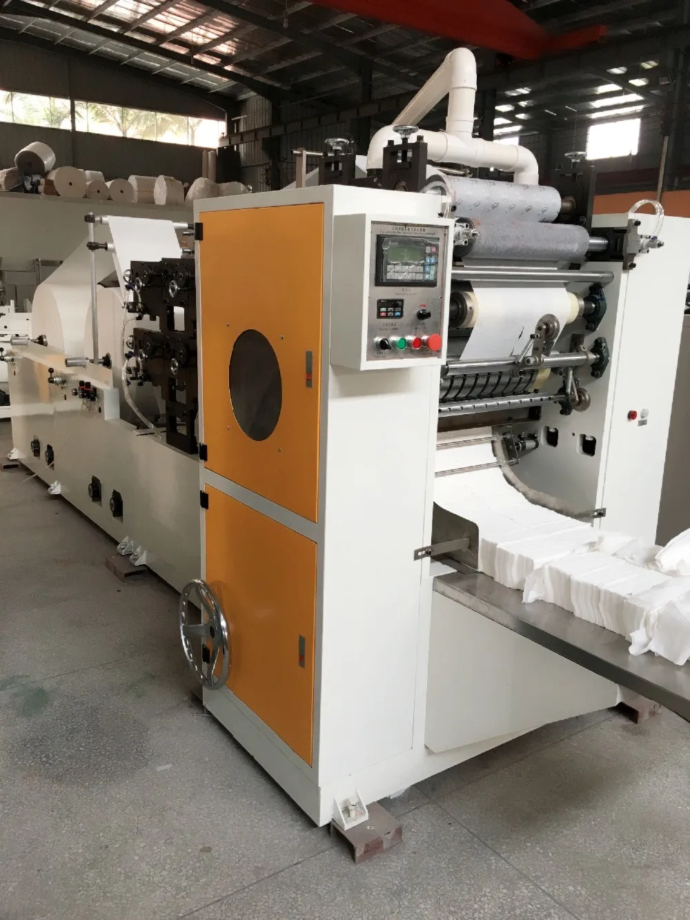 Full Automatic Pocket Facial Tissue Paper Products Making Machine